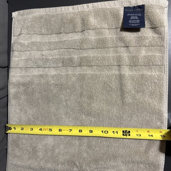 Ralph Lauren Luxury Hand Towel Green 15" x 30" 100% Cotton - Picture 8 of 10